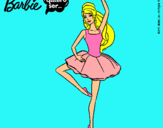 Dibujo Barbie bailarina de ballet pintado por gilorio