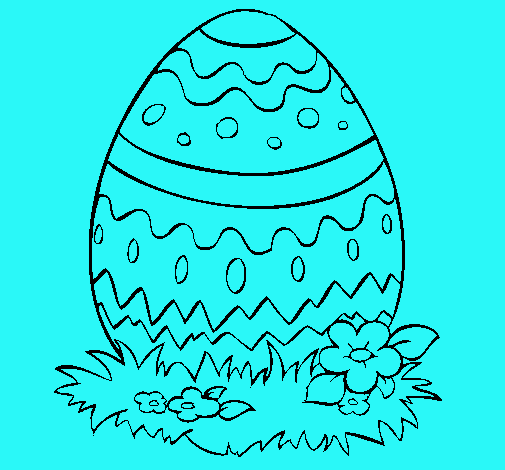 Dibujo Huevo de pascua 2 pintado por Isitamicky
