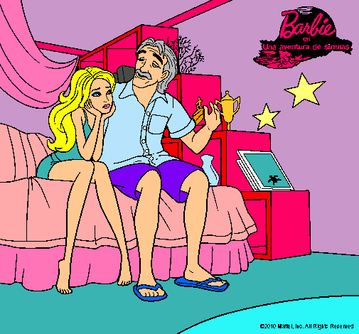 Barbie con su padre