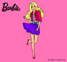 Dibujo Barbie informal pintado por coquito