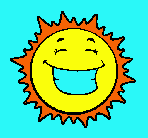 Sol sonriendo