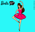 Dibujo Barbie bailarina de ballet pintado por catherin