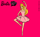 Dibujo Barbie bailarina de ballet pintado por m23456