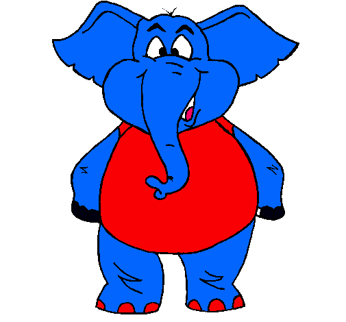 Elefante contento