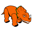 Dibujo Triceratops II pintado por jaldin