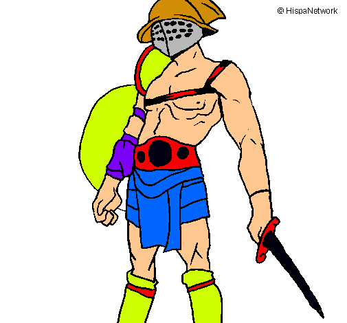 Dibujo Gladiador pintado por francovecc