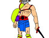 Dibujo Gladiador pintado por francovecc