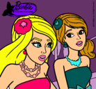 Dibujo Barbie y su amiga pintado por ohhhhhh