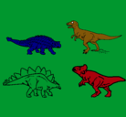 Dibujo Dinosaurios de tierra pintado por hghhgdyytkkf