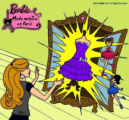 El vestido mágico de Barbie