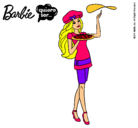 Dibujo Barbie cocinera pintado por anace