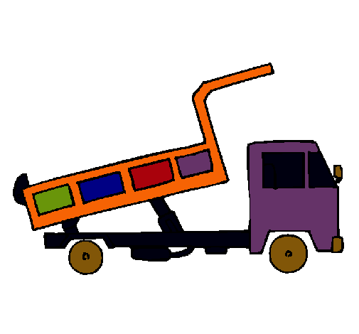 Dibujo Camión de carga pintado por Daniel2006