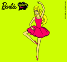 Dibujo Barbie bailarina de ballet pintado por yanka