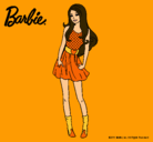 Dibujo Barbie veraniega pintado por Mirene