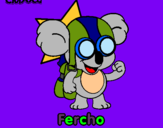 Dibujo Fercho pintado por florescv