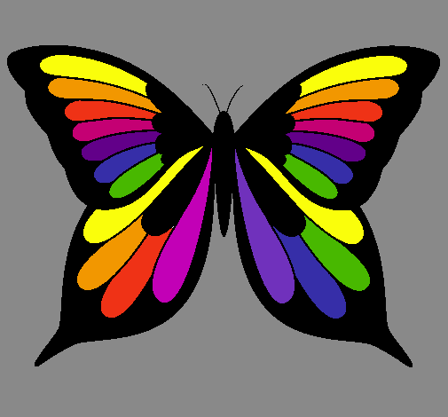 Dibujo Mariposa pintado por cecy