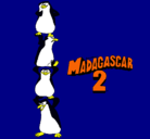 Dibujo Madagascar 2 Pingüinos pintado por punguinos