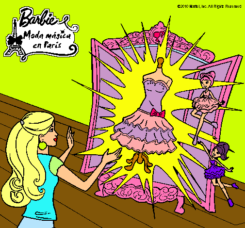 El vestido mágico de Barbie