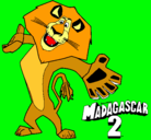 Dibujo Madagascar 2 Alex 2 pintado por tomiterg