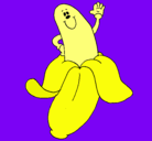 Dibujo Banana pintado por MFRP