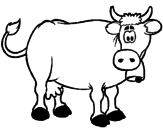 Dibujo Vaca lechera pintado por davidubi