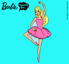 Dibujo Barbie bailarina de ballet pintado por GFUYRTBNHOII