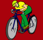 Dibujo Ciclismo pintado por ISOLINA