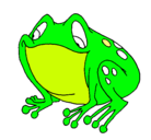 Dibujo Sapo pintado por frog