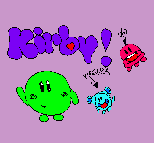 Dibujo Kirby 4 pintado por alivi2126