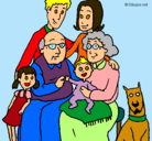 Dibujo Familia pintado por Mirene