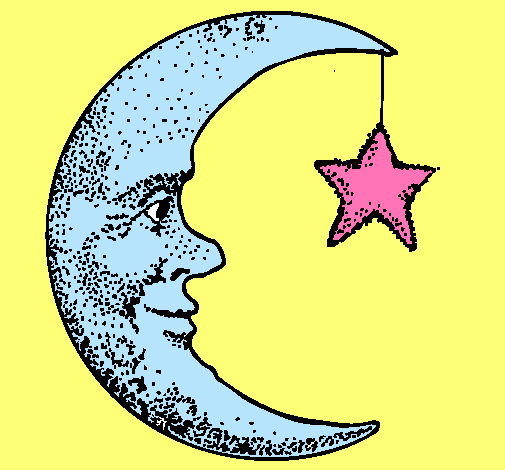 Luna y estrella