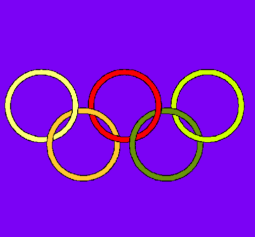 Dibujo Anillas de los juegos olimpícos pintado por LUIYI
