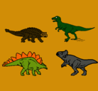 Dibujo Dinosaurios de tierra pintado por nmghjfdkgjk