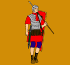 Dibujo Soldado romano pintado por Sebastian87