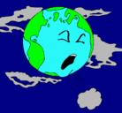 Dibujo Tierra enferma pintado por sofithax