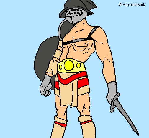 Dibujo Gladiador pintado por angel962