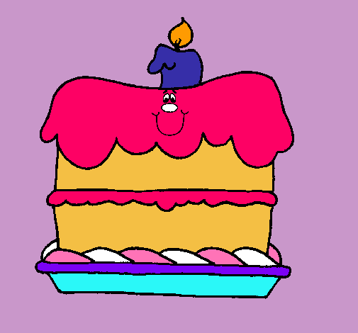 Pastel de cumpleaños