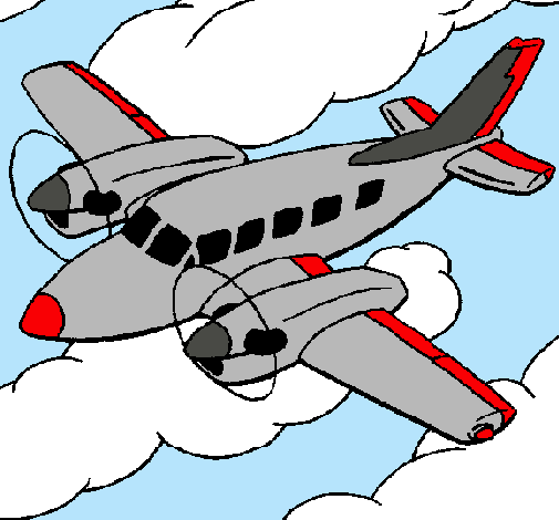 Dibujo Avioneta pintado por angel962