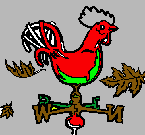 Veletas y gallo