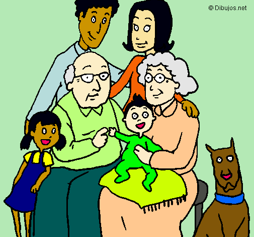 Dibujo Familia pintado por lapoetapr