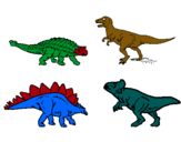 Dibujo Dinosaurios de tierra pintado por APHI
