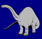 Dibujo Braquiosaurio II pintado por josa