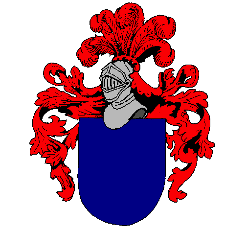 Escudo de armas y casco