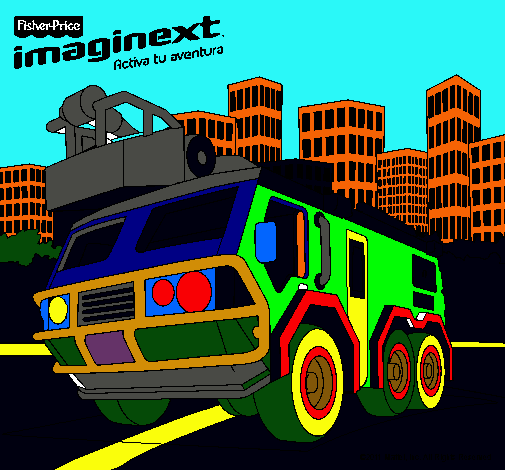 Dibujo Imaginext 15 pintado por Daniel2006