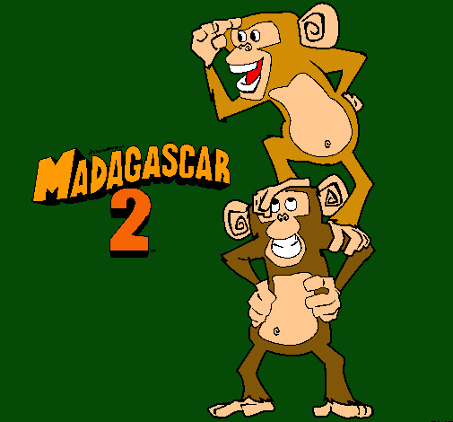 Madagascar 2 Manson y Phil