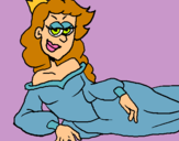 Dibujo Princesa seductora pintado por vicktoria