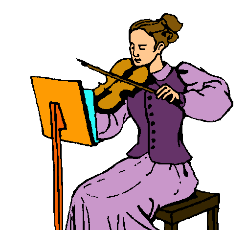 Dama violinista