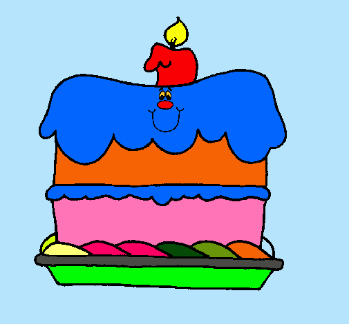 Pastel de cumpleaños