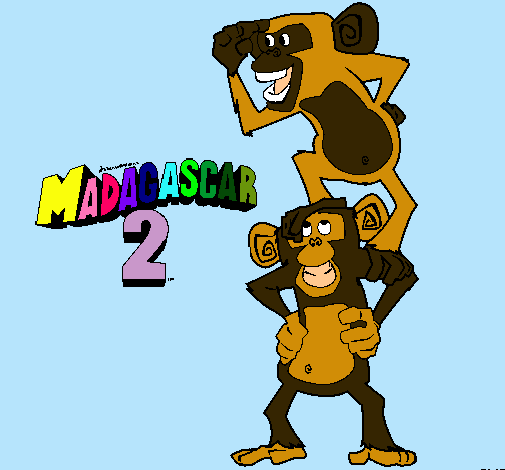 Madagascar 2 Manson y Phil