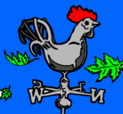 Dibujo Veletas y gallo pintado por kiiara